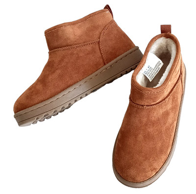 NWT Good For Life Lolley Girls size 1 Ankle Boots Faux Suede Fur Lined Brown