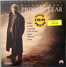 new PRIMAL FEAR laserdisc Oscar nominee Richard Gere Edward Norton