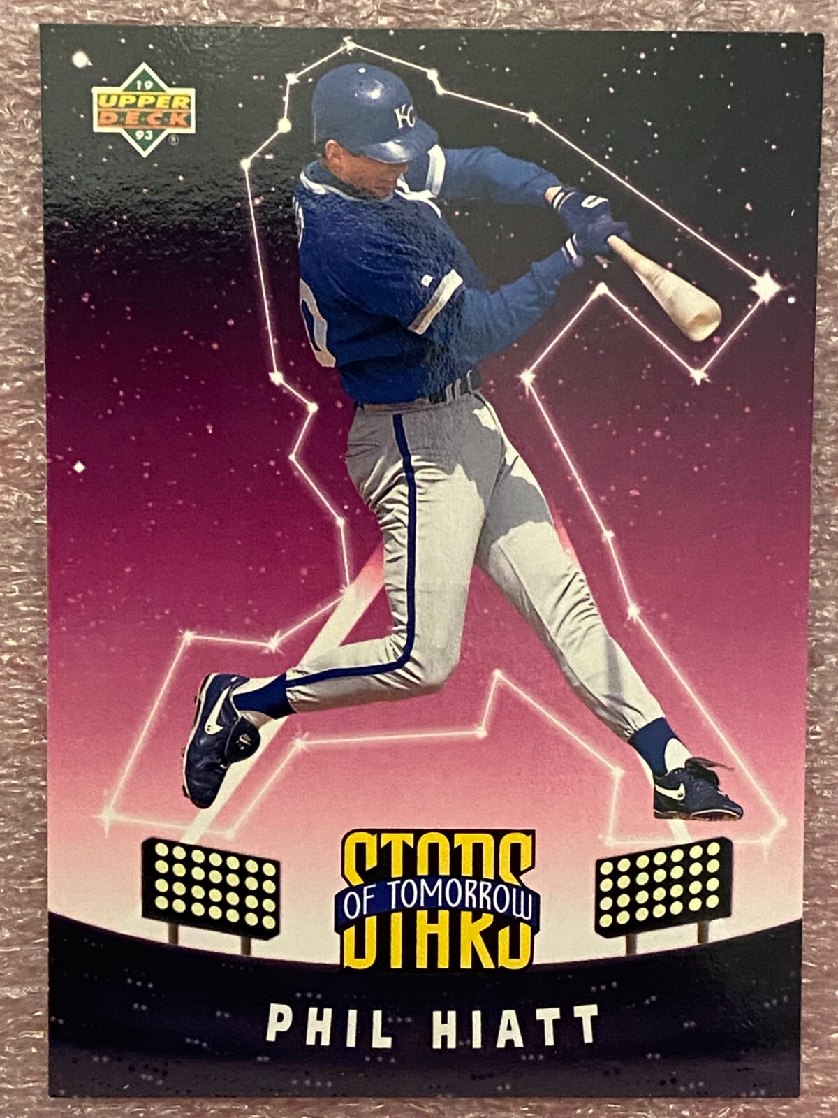 1993 Upper Deck #4 Phil Hiatt Kansas City Royals Stars of Tomorrow