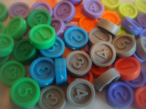MB Games Downfall Original Spare Parts Replacement Single Counters