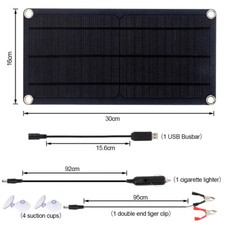35W 12 V Solarzelle Solarpanel Solarmodul LadegeräT USB FüR Auto Boot Wohnmobil