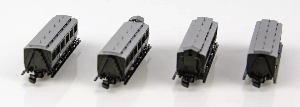 Rare Vintage Marklin Mini-Club 87055 German Z Scale Berlin Commuter 4 Car Set - Image 2 of 4