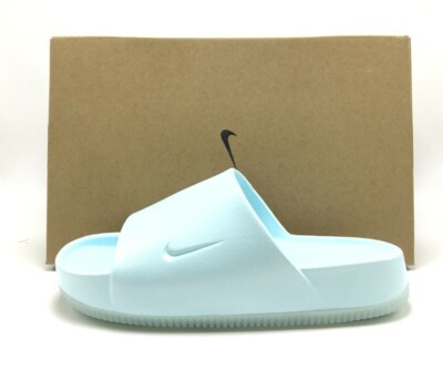 *NEW* WOMEN NIKE CALM SLIDES SE GLACIER BLUE (FV5940 400)  