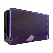 Clear Altomic Purple Faceplate Shell Cover DIY for Nintendo Switch Charging Dock