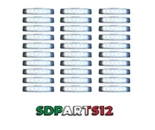 30 X Segnalatore Luce Ingombro Bianco 6 Led Smd 24v 24 Volt Fanale Laterale