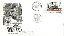FDC 1962 SC #1197 Fleetwood Cachet - New Orleans LA - Single - J5817