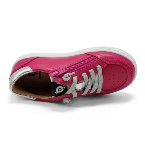 Old Soles Boy's Girl's Platinum Runner Low Top Casual Leather Sneaker - Picture 8 of 29