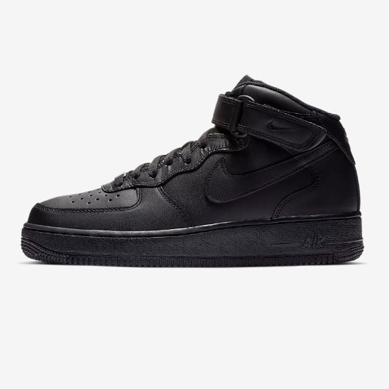 Кроссовки Nike Air Force 1 Mid 07 (CW2289-001) Тройные черные