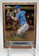2022 Topps Gilded Gold Etch Auto Rose Gold Refractor #GEA-WM Whit Merrifield /25