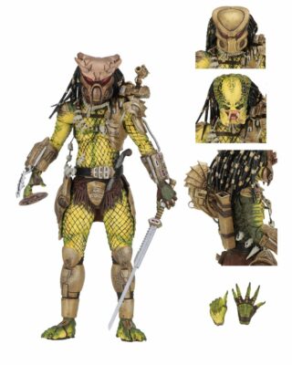 NECA Predator 2 Ultimate Elder The Golden Angel Predator 8'' Figur Official