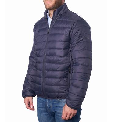 Alpine Swiss Niko Mens Down Alternative CoatNVY MED