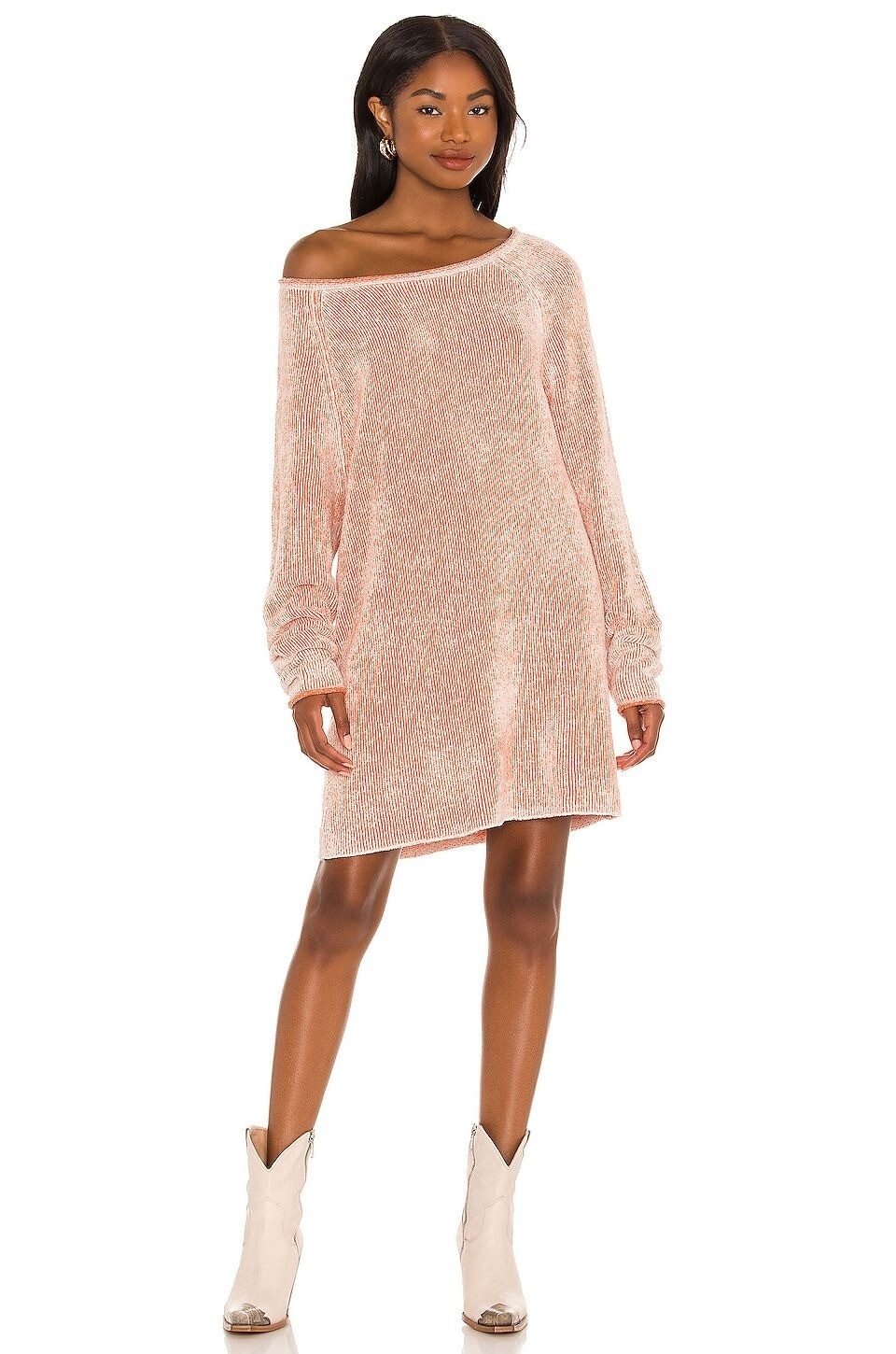 Carrot Cake Long Sleeve Tunic Dress 