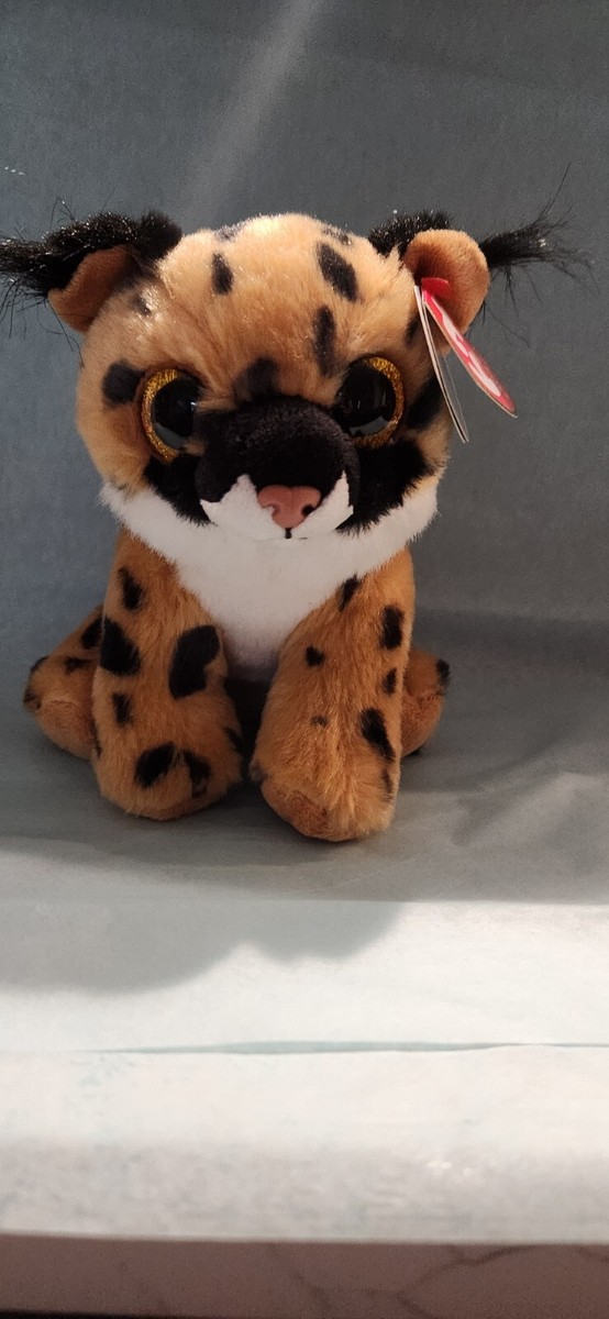 Larry Lynx Beanie Babies 8 Inch Stuffed Animal by Ty 41205 for