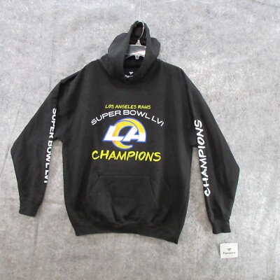 Fanatics Hoodie Extra Large Rams Super Bowl LVI Champions Day One JH Design New