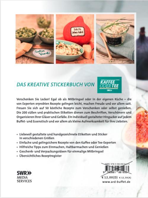 Thumbnail - Das Kreative Stickerbuch Kaffee Oder Tee - Kochen, Backen Und