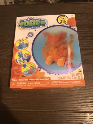 NEW Morph Molding Dough Atomic Tangerine Orange Lightweight Foam Clay 