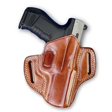 Leather OWB Pancake Holster Open Top Fits Walther PPX 4" Barrel R/H Draw #1178#