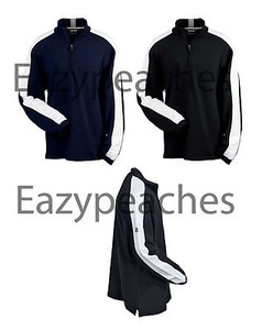 ADIDAS GOLF Mens S-XL 2XL 3XL ClimaLite COLORBLOCK Top Jacket BLACK, NAVY A45 | eBay
