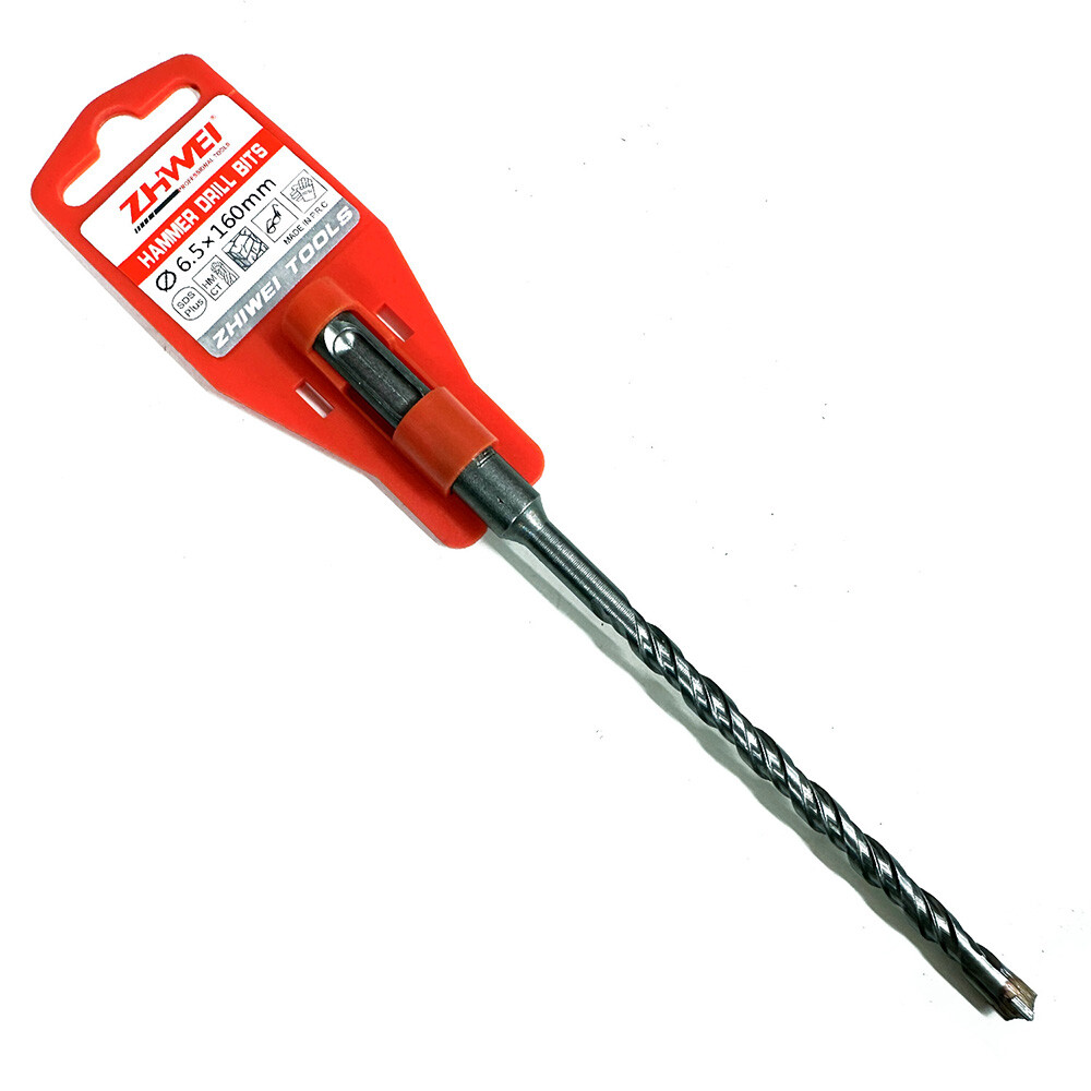 6 PCs SDS Plus Rotary Hammer Drill Bits Concrete Brick Stone Masonry