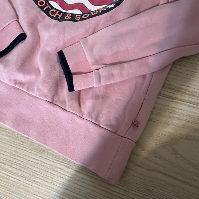 “Scotch & Soda”エンブロイダリースウェットシャツ Music/Pink Scotch & Soda Sweatshirt Size XS Pink Crewneck Pullover
