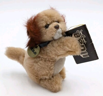 1981 Joe Camp's BENJI PLUSH DOG DOLL CLIP GRABBER New w/ Tag NOS