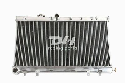 2-Reihig Alu Kühler Für 2002-2007 Subaru Impreza WRX/STI GDA GDB EJ20 2.0 Trubo