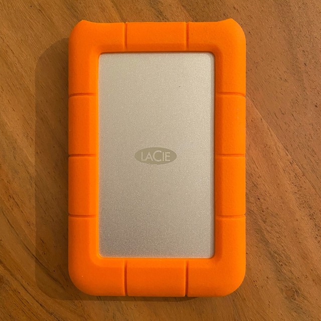 LaCie LAC9000298 Rugged Mini 2TB External Hard Drive Orange for sale