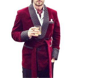 smoking jacket robe