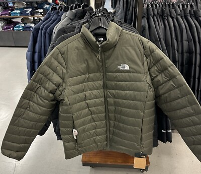 #ad #ad The North Face Mens Minoqua Insulated Puffer Jacket 550 Down Taupe Green $129.00