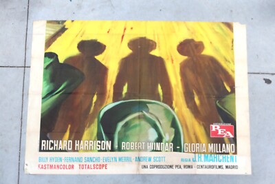Three Ruthless Ones (1963) LOWER HALF Original Movie Poster -  39x55