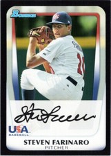 2011 Bowman Draft Prospects #BDPP98 Steven Farinaro Team USA