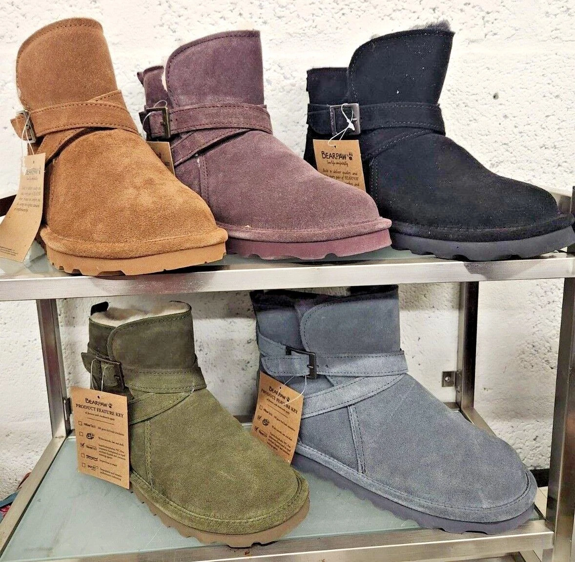Bearpaw suede sales boots