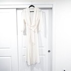 Victoria Secret M/L Vintage Ivory Fully Length Sheer Robe with Lace Detailing