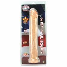 14" Slim Slender Extra Long Realistic G-spot Anal Dildo Dildoe Dong Suction Cup