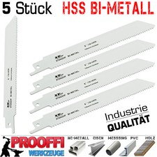 5x Profi Bi-Metall Säbelsäge Stichsäge Blatt Recipro FastCut Säge 150mm 10-14TPI