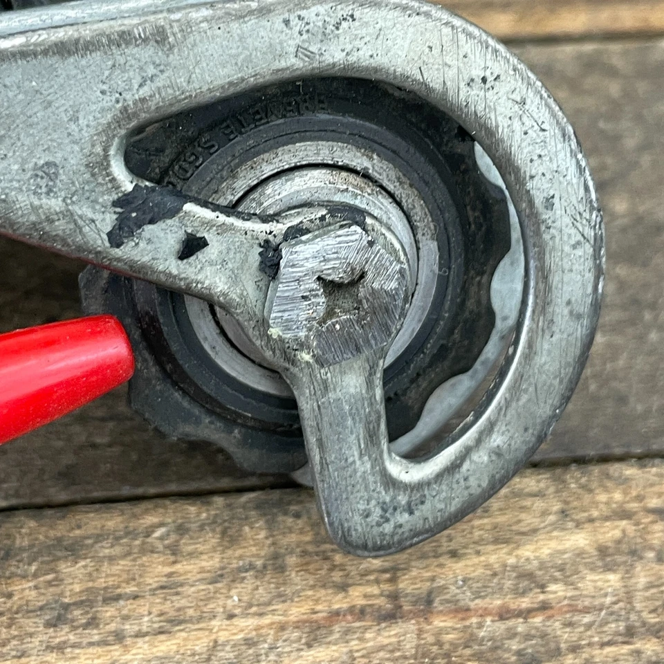 Vintage Simplex Rear Derailleur Long Cage Race Eroica Blue Tour Klunker - Image 3 of 4