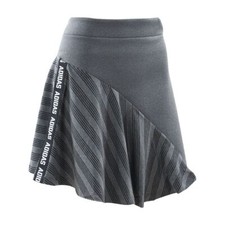 ADIDAS ORIGINALS Germany Black Grey Lime Green Flared Tennis Skirt NEW Womens S