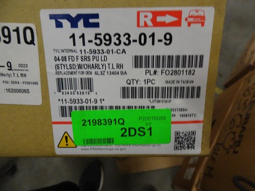 NEW CAPA fits 04-08 Ford F-150 RH Tail Light Assembly TYC 11-5933-01-9 - Picture 6 of 7
