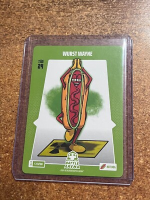 2024 Bo Jackson Battle Arena Hot Dog # S-93/100 Wurst Wayne 24 NSCC Exclusive