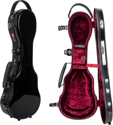 Crossrock Soprano Ukulele Case, Fits Up to 21 Inches | 100% Fiberglass Hardshell