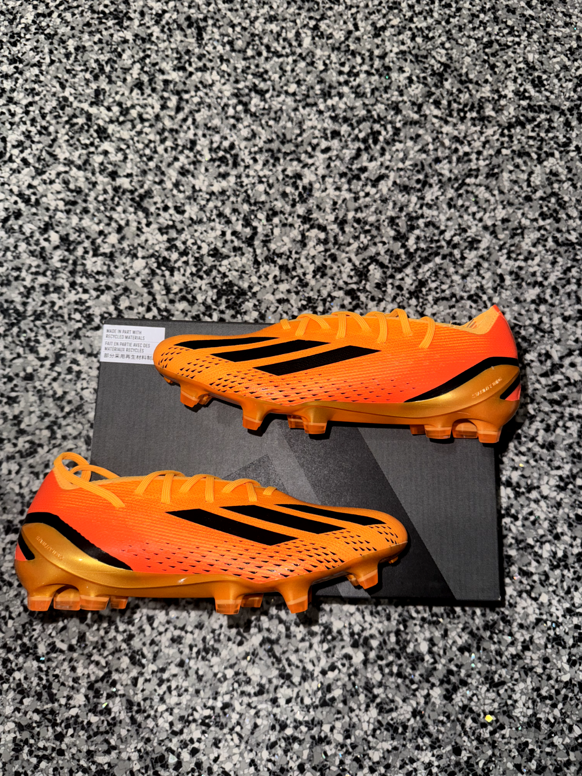 Adidas X Speedportal.1 FG Soccer Cleats Men Size 5 Orange GZ5109