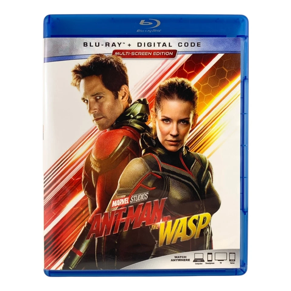 Ant-Man and The Wasp (Blu-ray, 2018) Paul Rudd Marvel Superhero NO DIGITAL CODE - Image 2 of 4