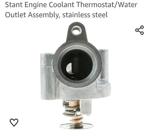 Stant Engine Coolant Thermostat/Water Outlet Assembly, stainless steel - Picture 2 of 5