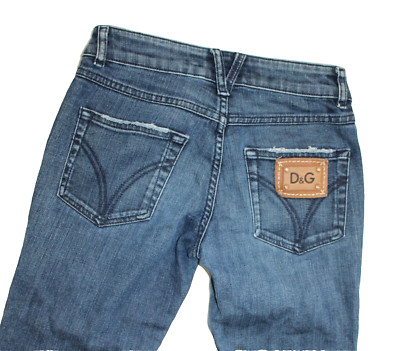 DOLCE & GABBANA D&G  DAMEN WONDER EXTRA SLIM SKINNY JEANS EHER 24/30 W24 L30
