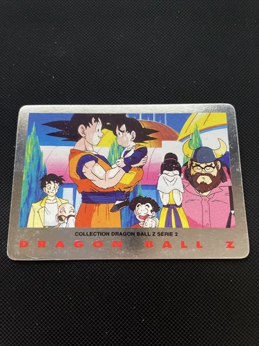 CARTE DRAGON BALL Z SILVER SERIE 2 N 49 SANGOKU SANGOTEN ET LEURS AMIS TBE