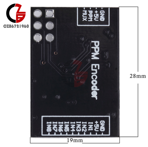 Ppm Encoder Color Cod V1.6 8 Channel PPM Encoder Module For Pixhawk/ PPZ/ MK/ MWC Flight ...
