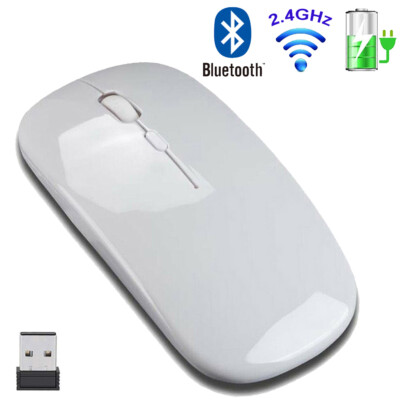 Universal Wireless Mice Mouse For iPad Tablet Macbook Pro iMac PC Rechargeable
