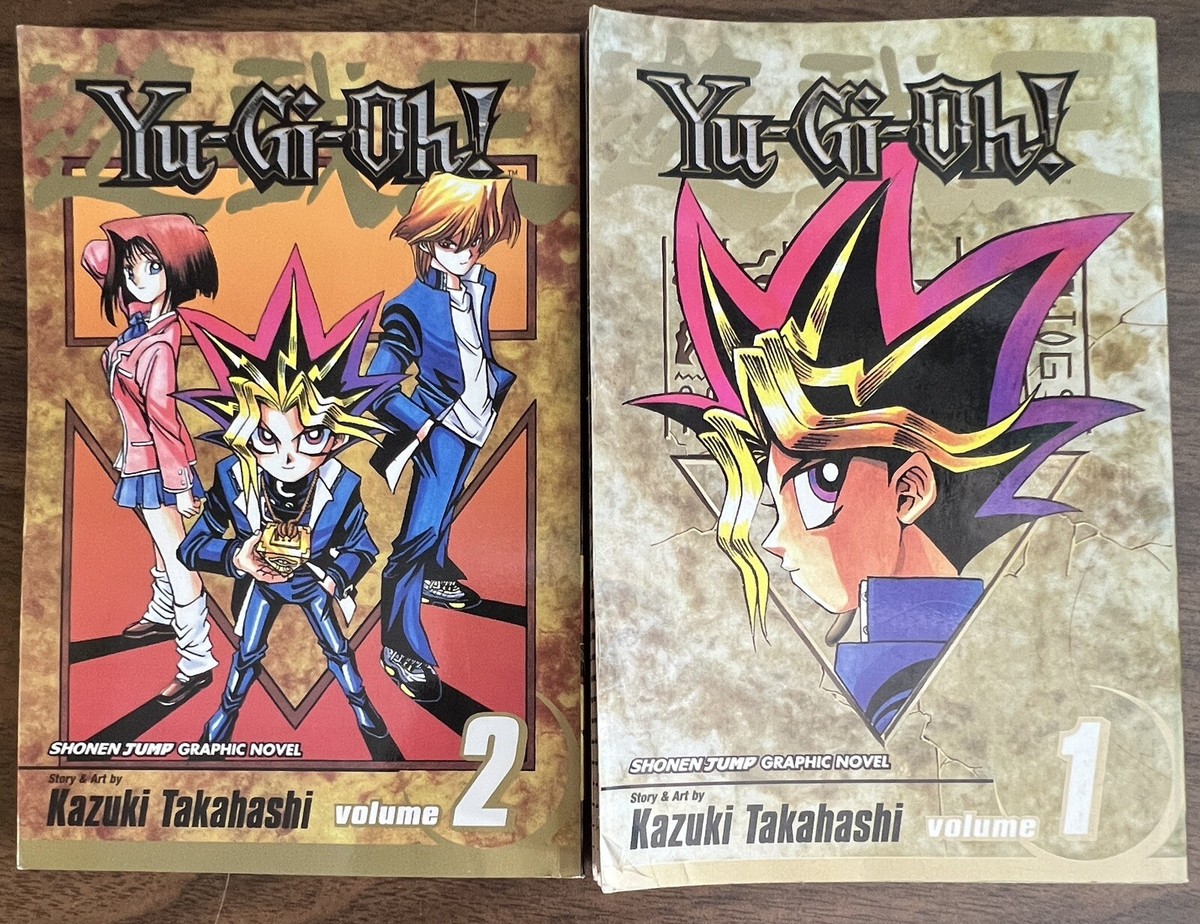 Yu-Gi-Oh! Manga Vol 1-2 English First Print 2003 Kazuki Takahashi