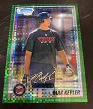 Max Kepler 2010 Bowman Chrome GREEN XFRACTOR Refractor Rookie Card #bcp203
