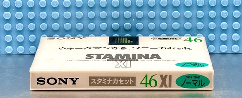 SONY STAMINA XI 46 1995 JAPAN TYPE I BLANK CASSETTE TAPE (1) (SEALED) - Picture 3 of 6